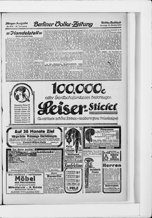 Berliner Volkszeitung vom 12.10.1913