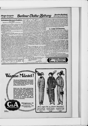 Berliner Volkszeitung on Oct 16, 1913