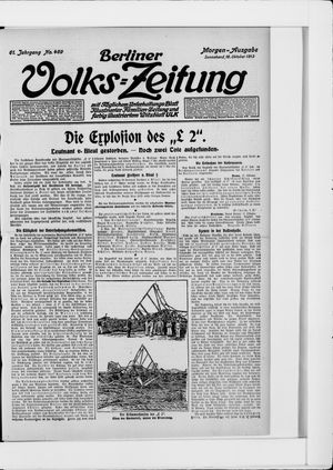 Berliner Volkszeitung vom 18.10.1913
