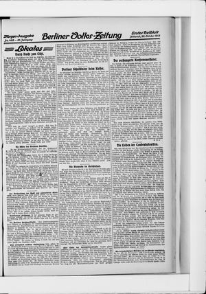 Berliner Volkszeitung on Oct 22, 1913