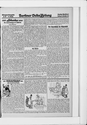 Berliner Volkszeitung vom 30.11.1913
