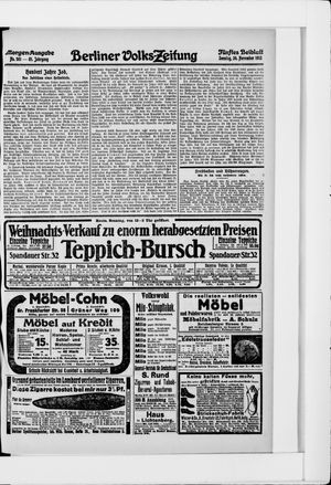 Berliner Volkszeitung vom 30.11.1913