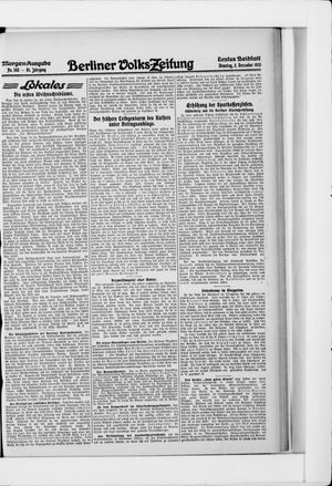 Berliner Volkszeitung vom 02.12.1913