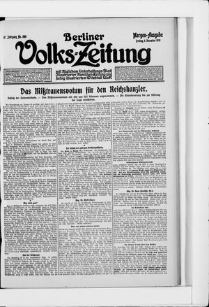 Berliner Volkszeitung vom 05.12.1913