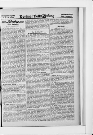 Berliner Volkszeitung vom 05.12.1913