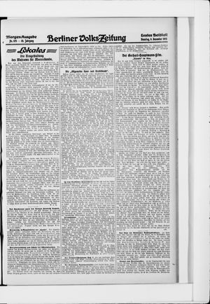 Berliner Volkszeitung vom 09.12.1913