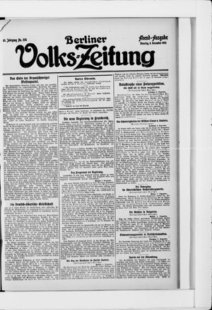 Berliner Volkszeitung on Dec 9, 1913