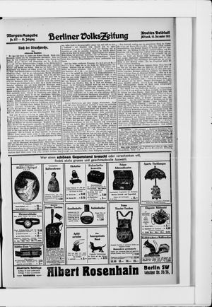 Berliner Volkszeitung vom 10.12.1913