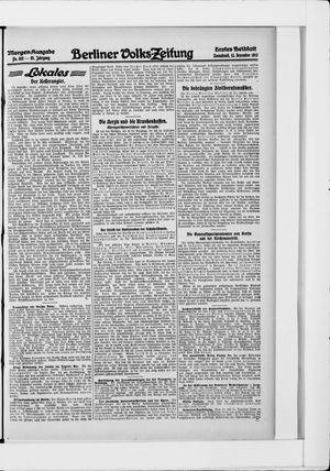 Berliner Volkszeitung vom 13.12.1913