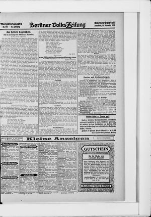 Berliner Volkszeitung vom 13.12.1913