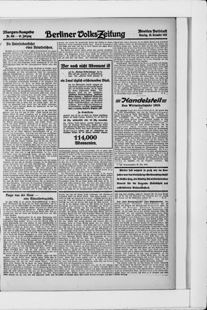 Berliner Volkszeitung vom 30.12.1913