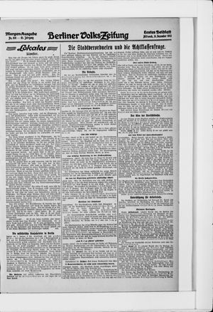 Berliner Volkszeitung vom 31.12.1913