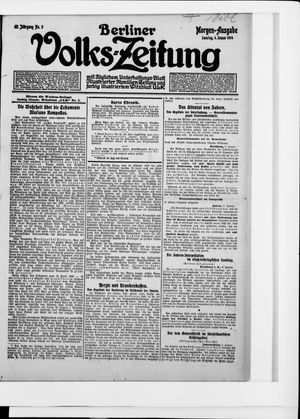 Berliner Volkszeitung on Jan 4, 1914