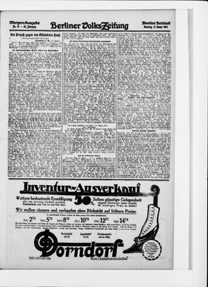Berliner Volkszeitung on Jan 13, 1914