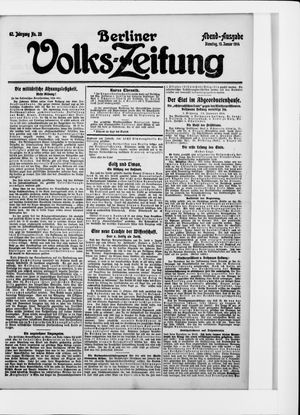 Berliner Volkszeitung vom 13.01.1914