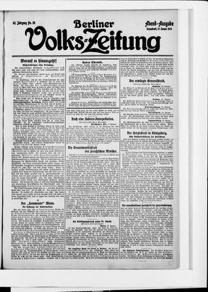 Berliner Volkszeitung vom 17.01.1914