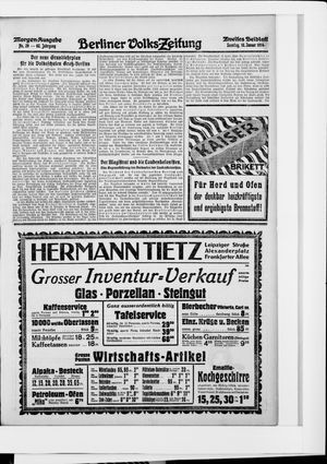 Berliner Volkszeitung vom 18.01.1914