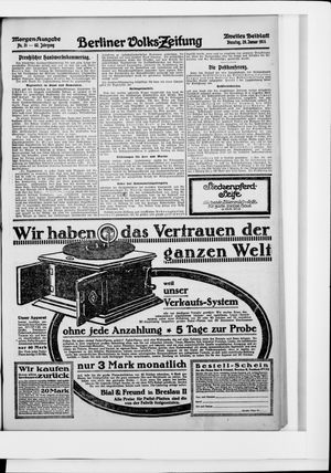 Berliner Volkszeitung vom 20.01.1914