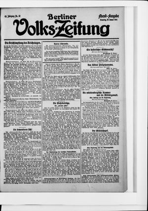 Berliner Volkszeitung vom 20.01.1914