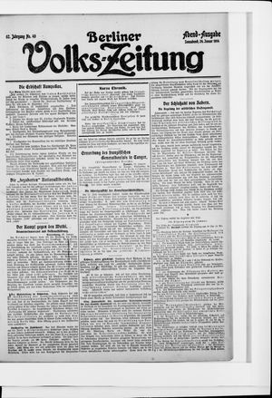 Berliner Volkszeitung vom 24.01.1914