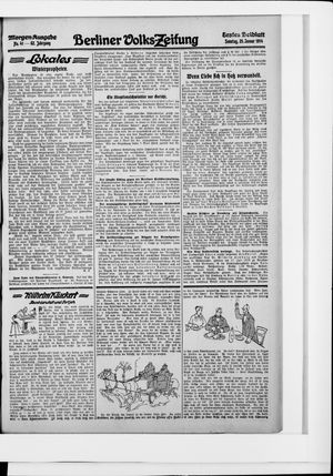 Berliner Volkszeitung on Jan 25, 1914