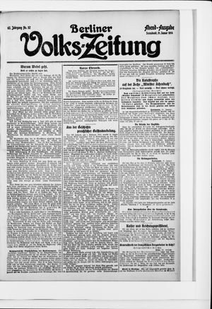 Berliner Volkszeitung on Jan 31, 1914