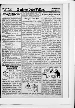 Berliner Volkszeitung on Feb 1, 1914