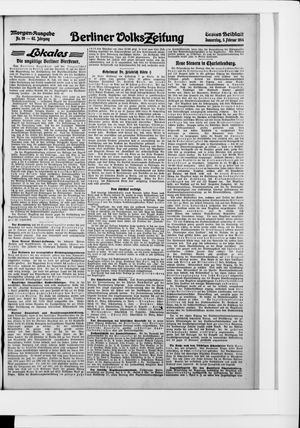 Berliner Volkszeitung vom 05.02.1914