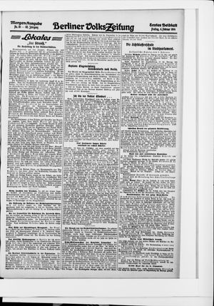 Berliner Volkszeitung vom 06.02.1914