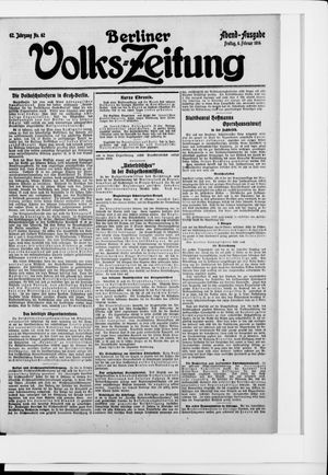 Berliner Volkszeitung vom 06.02.1914
