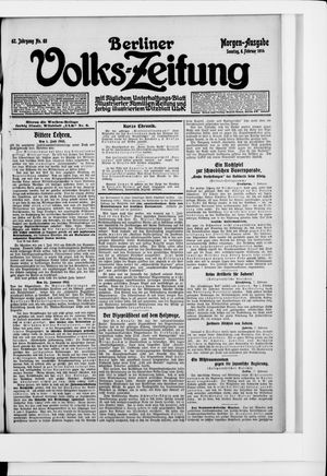 Berliner Volkszeitung on Feb 8, 1914