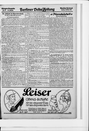 Berliner Volkszeitung vom 08.02.1914