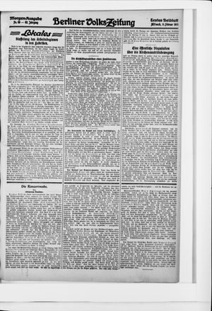 Berliner Volkszeitung vom 11.02.1914