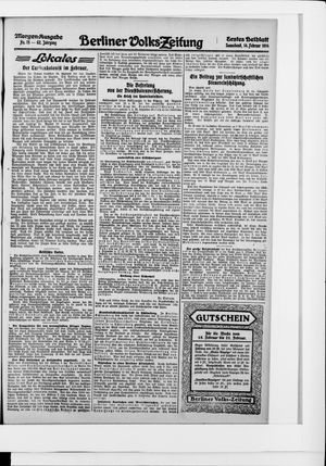 Berliner Volkszeitung on Feb 14, 1914