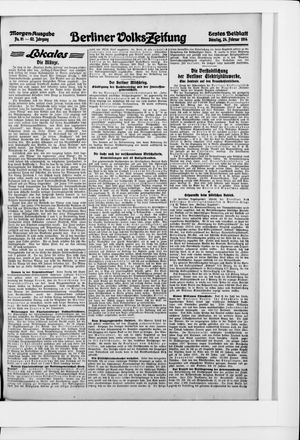 Berliner Volkszeitung on Feb 24, 1914