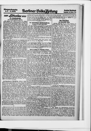 Berliner Volkszeitung vom 28.02.1914