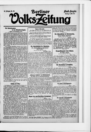 Berliner Volkszeitung on Mar 3, 1914