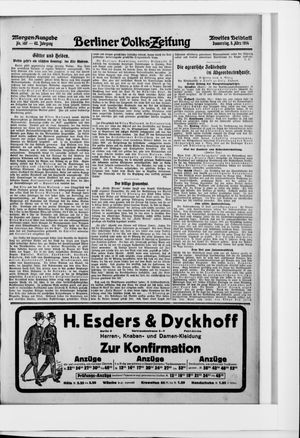 Berliner Volkszeitung vom 05.03.1914