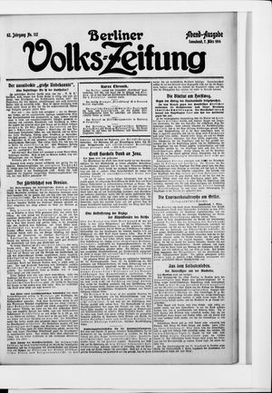 Berliner Volkszeitung vom 07.03.1914