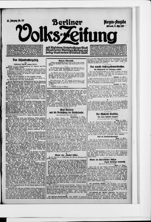 Berliner Volkszeitung vom 11.03.1914