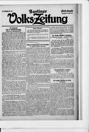 Berliner Volkszeitung vom 14.03.1914