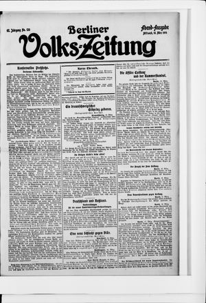 Berliner Volkszeitung on Mar 18, 1914