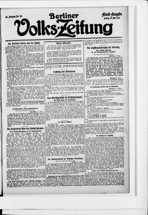 Berliner Volkszeitung vom 20.03.1914