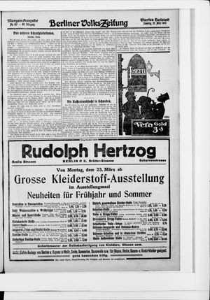 Berliner Volkszeitung on Mar 22, 1914