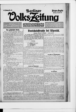 Berliner Volkszeitung vom 25.03.1914