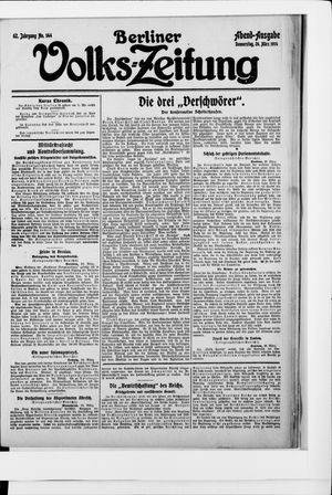 Berliner Volkszeitung vom 26.03.1914
