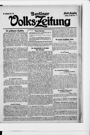 Berliner Volkszeitung vom 27.03.1914