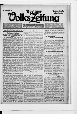 Berliner Volkszeitung on Mar 29, 1914