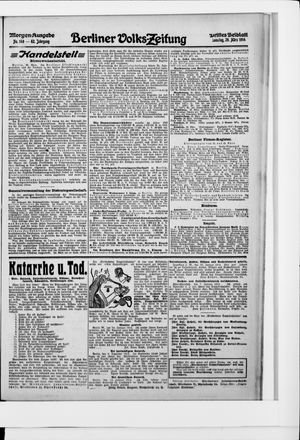 Berliner Volkszeitung vom 29.03.1914