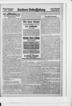 Berliner Volkszeitung vom 31.03.1914